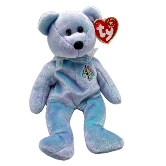 Ty Beanie Babies Collection Issy Four Season Hotel Bear Beanie Baby Plush 2001 - Picture 1 of 15